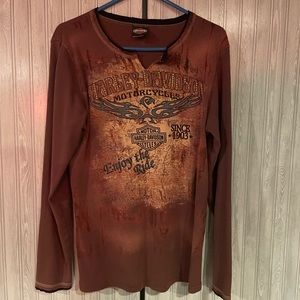Womens Harley Davidson long sleeve